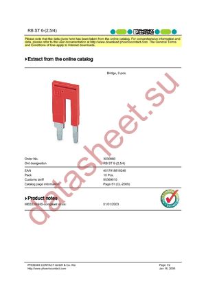 3030860 datasheet  